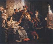 Wojciech Gerson Pozegnanie Jana III z rodzina przed wyprawa wiedenska Spain oil painting artist
